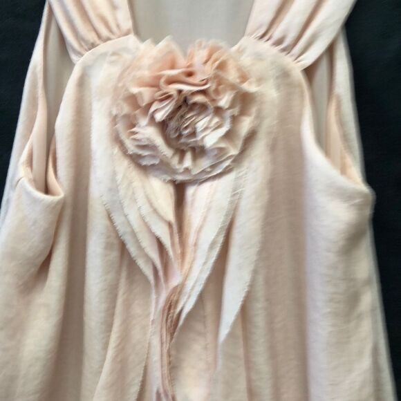 Ann Taylor Blush Sleeveless Blouse - Picture 2 of 8